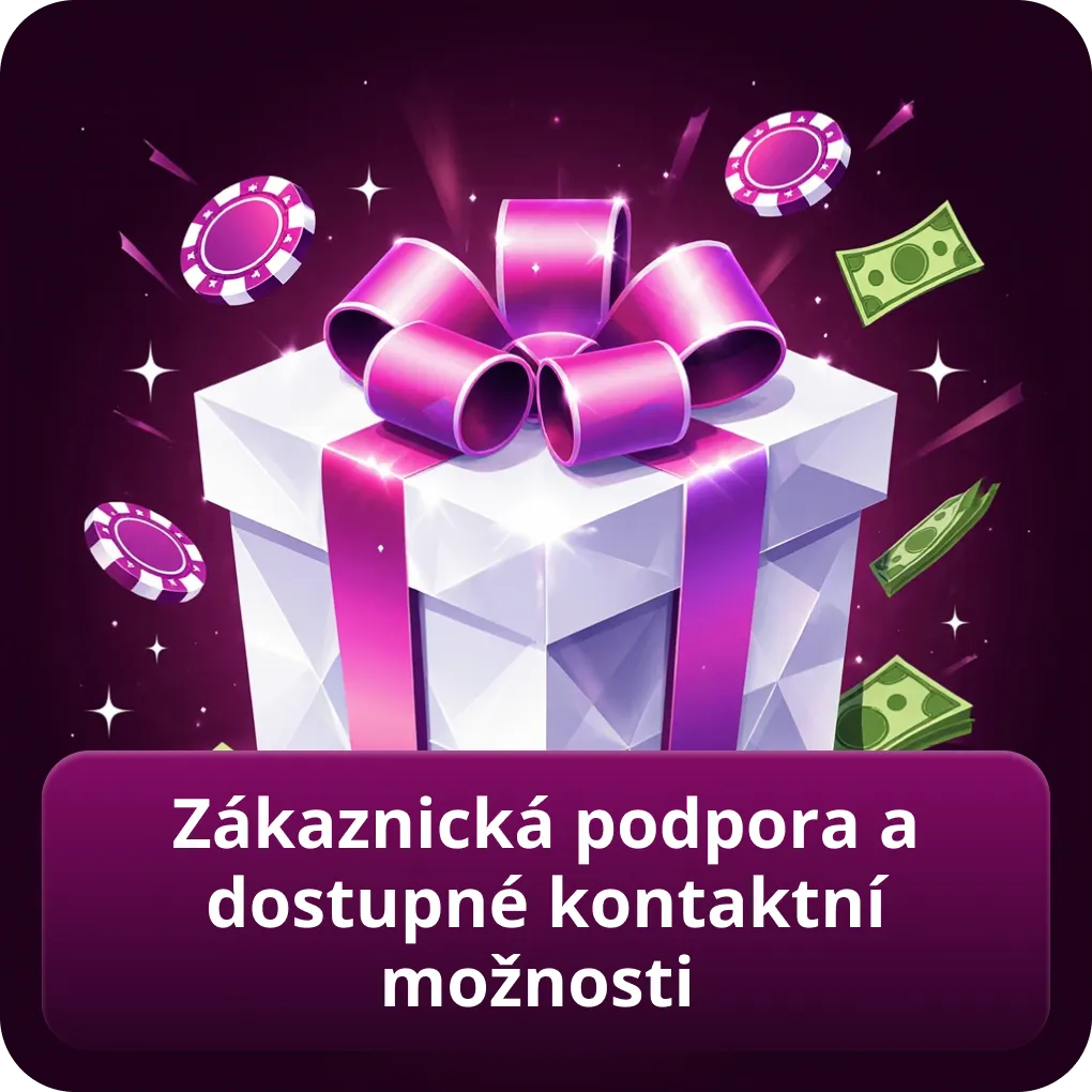 Zákaznická podpora a dostupné kontaktní možnosti