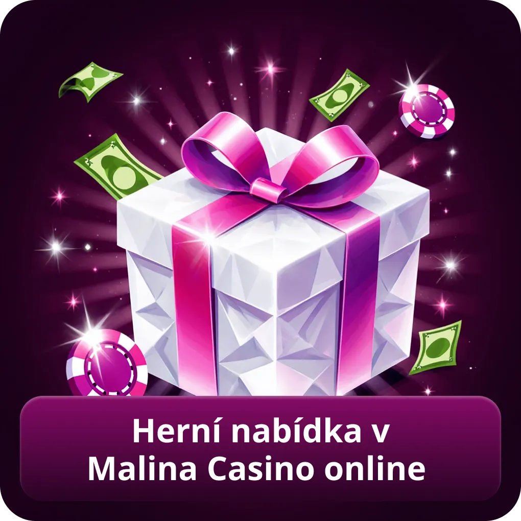 Herní nabídka v Malina Casino online
